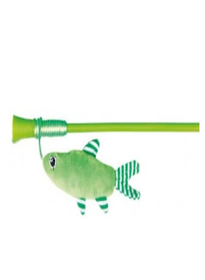 Trixie Combo of Trixie Playing Rod with Plush Fish, Interactive Cat Toy - 42 cm and 3 Pack of Kittos Nutrient Rich Salmon Rings Cat Treats for Training, 35 g Each - Image 3